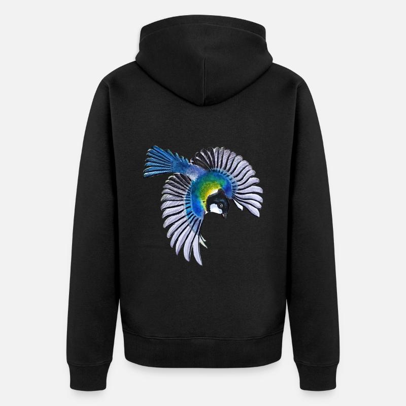 Génial - Veste à capuche bio Premium Unisexe - noir
