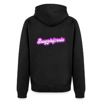 Snugglefornia snugglefornia snuggle - Veste à capuche bio Premium Unisexe - noir - Dos - Nico (187cm)