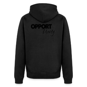 occasion - Veste à capuche bio Premium Unisexe - noir - Dos - Nico (187cm)