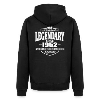 Legendary since 1952 - Veste à capuche bio Premium Unisexe - noir - Dos - Nico (187cm)