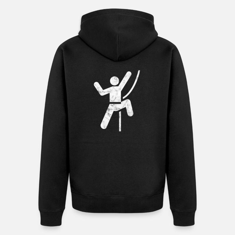 Grimpeur - Veste à capuche bio Premium Unisexe - noir