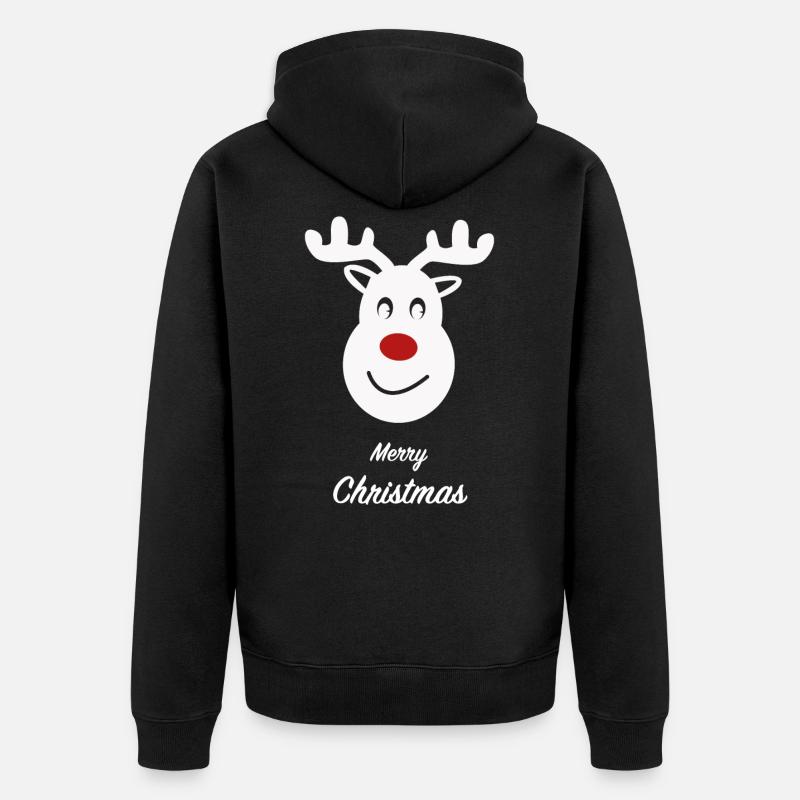 Noël - Veste à capuche bio Premium Unisexe - noir