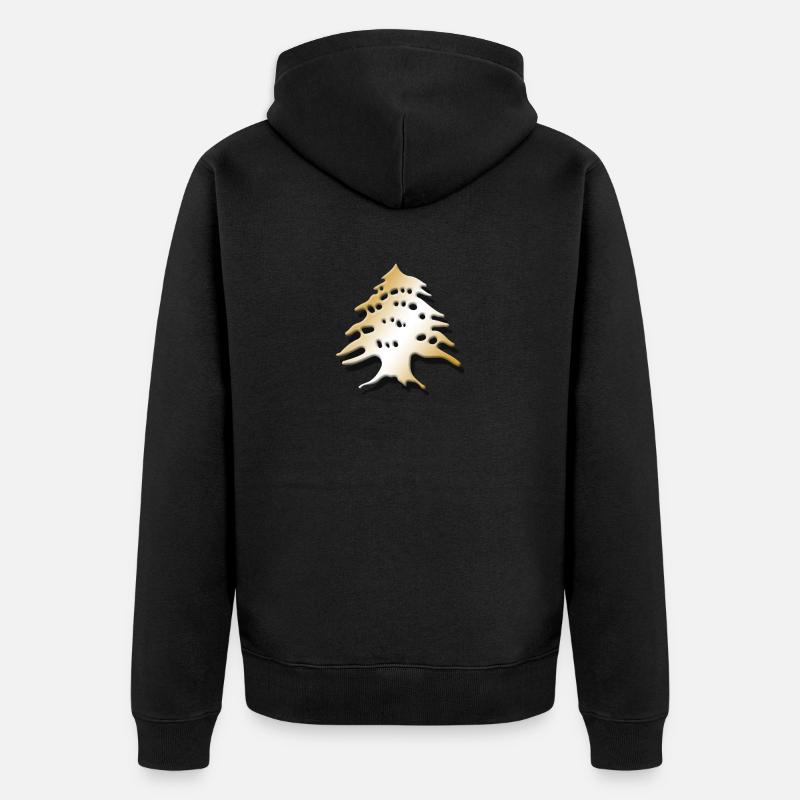 Liban - Veste à capuche bio Premium Unisexe - noir