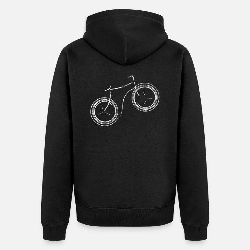 vélo - Veste à capuche bio Premium Unisexe - noir