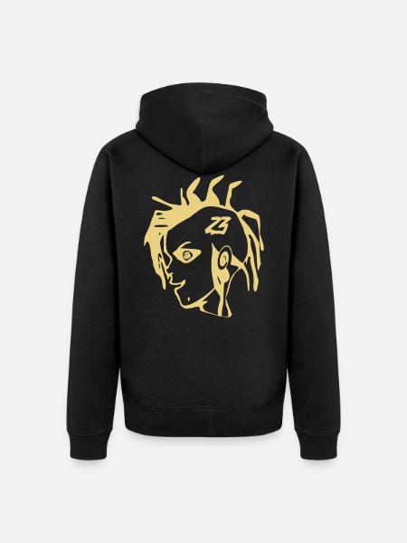Tekno punk 23 - Unisex Premium Organic Zip Hoodie - black