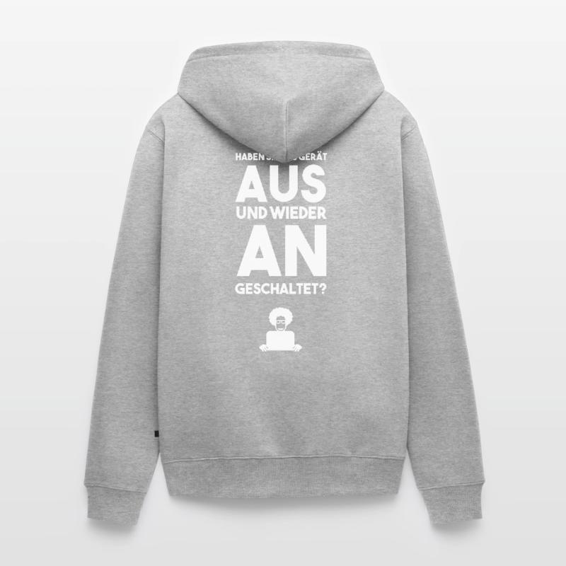 Programmierer Programmieren lustiger Spruch Html Unisex Premium Bio Zip Hoodie