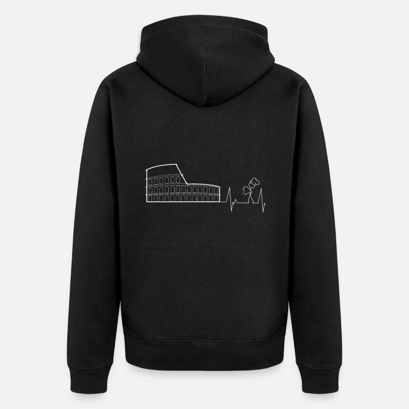 Colisée - Veste à capuche bio Premium Unisexe - noir