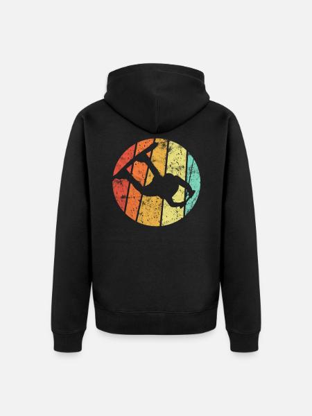 Wakeboard wakeboarding wakeboarder ski water - Unisex Premium Organic Zip Hoodie - black
