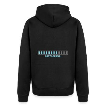 Baby Loading lustige Geschenkidee - Veste à capuche bio Premium Unisexe - noir - Dos - Nico (187cm)
