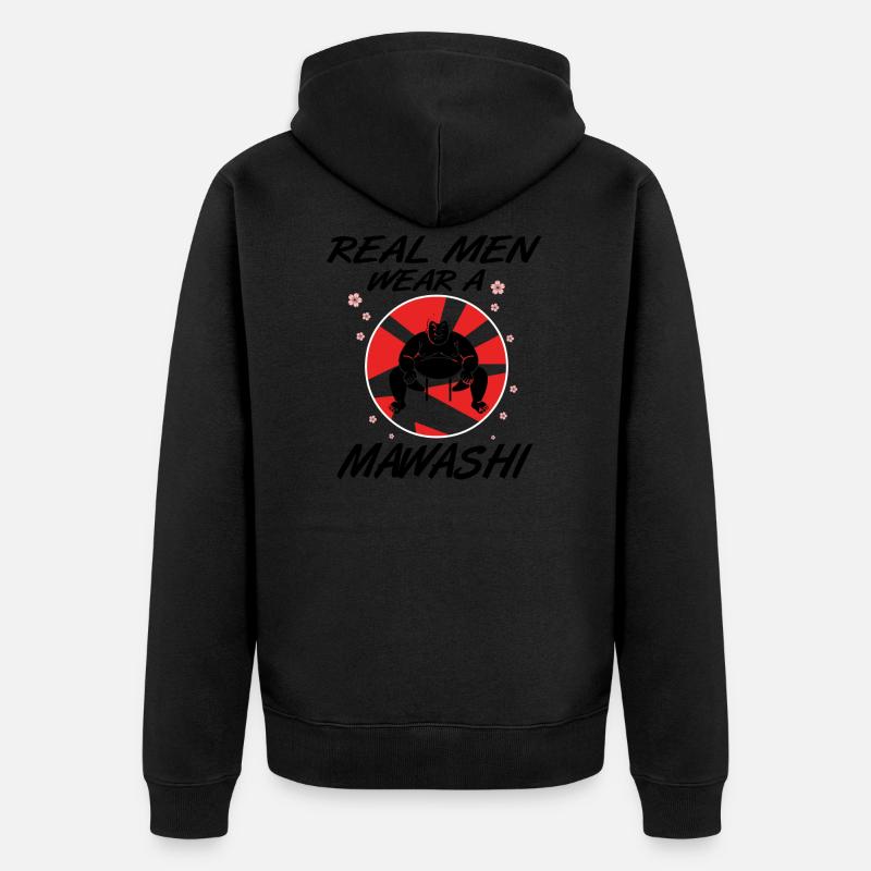sumo - Veste à capuche bio Premium Unisexe - noir