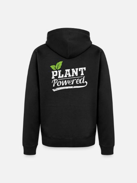 végétalien - Veste à capuche bio Premium Unisexe - noir