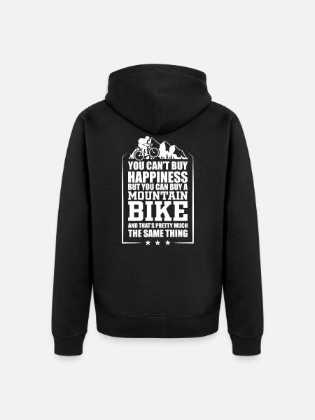 VTT tout-terrain - Veste à capuche bio Premium Unisexe - noir