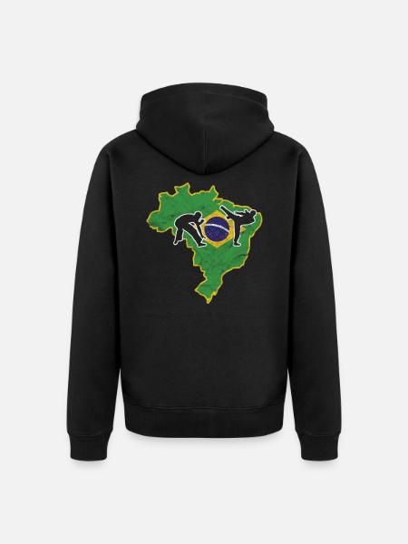 Capoeira Brésil - Veste à capuche bio Premium Unisexe - noir