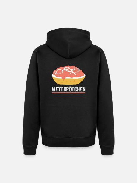 Mettbrötchen - Veste à capuche bio Premium Unisexe - noir