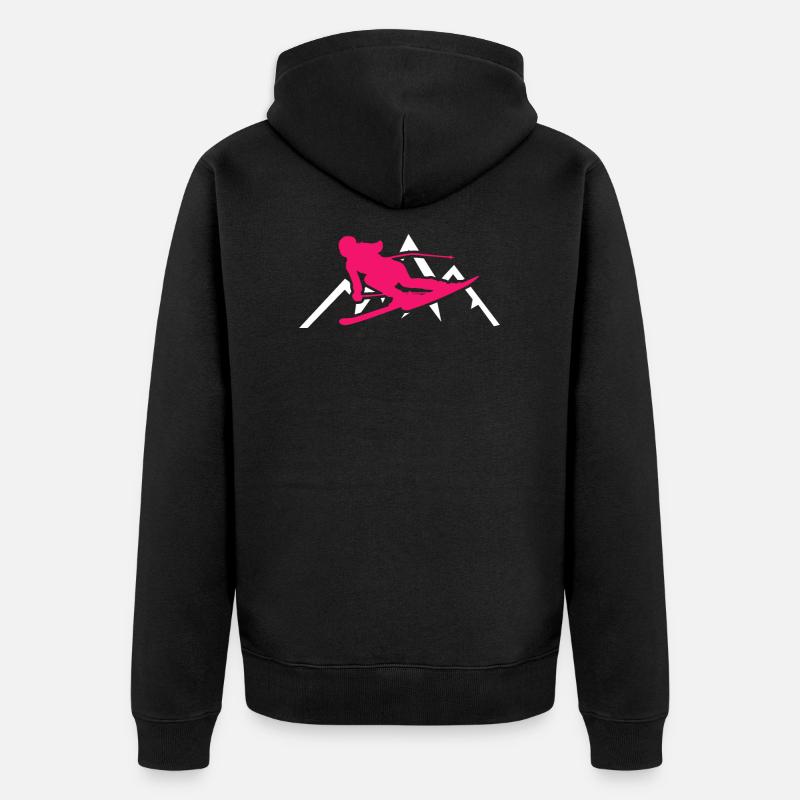 hiver - Veste à capuche bio Premium Unisexe - noir