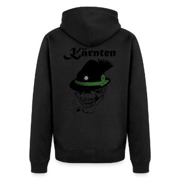 Carinthie - Veste à capuche bio Premium Unisexe - noir - Dos - Nico (187cm)