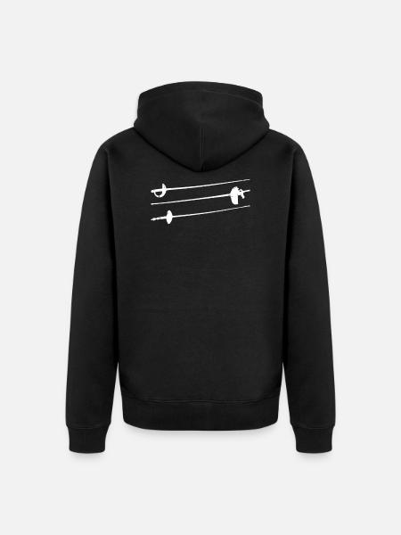 clôture - Veste à capuche bio Premium Unisexe - noir