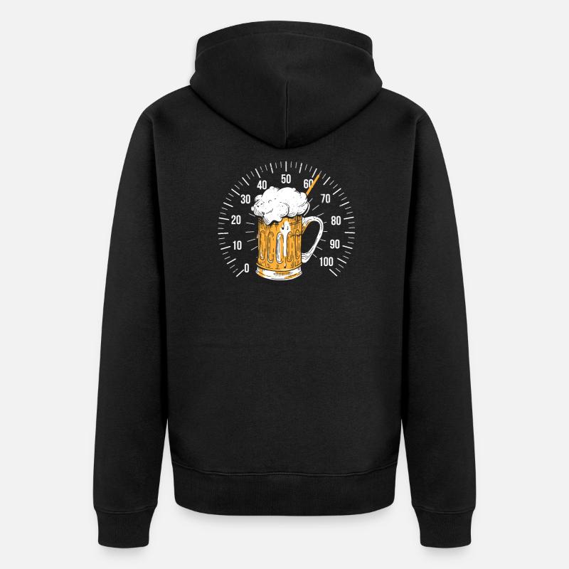 Réglage - Veste à capuche bio Premium Unisexe - noir