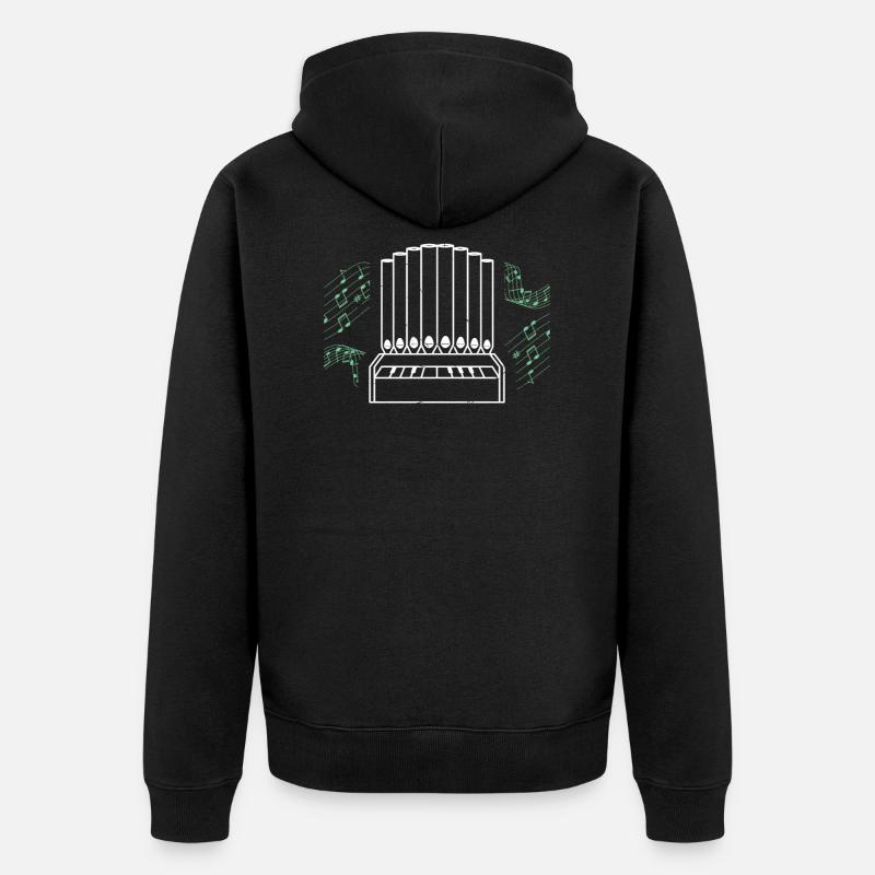 organe - Veste à capuche bio Premium Unisexe - noir