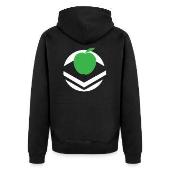 Prof - Veste à capuche bio Premium Unisexe - noir - Dos - Nico (187cm)