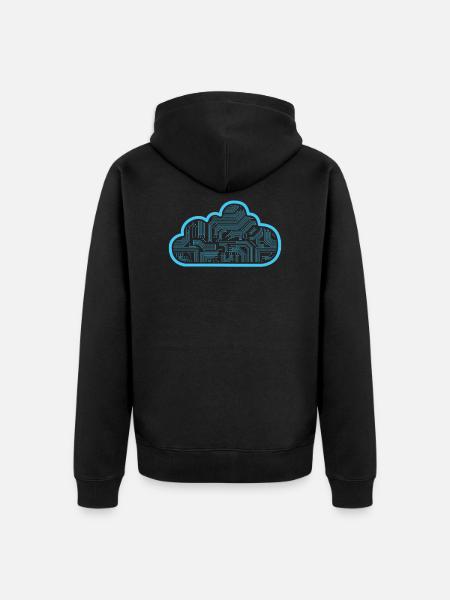 programmeur - Veste à capuche bio Premium Unisexe - noir