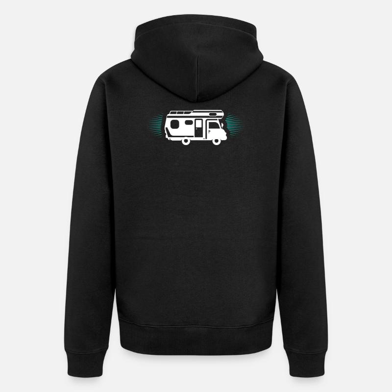 camping - Veste à capuche bio Premium Unisexe - noir
