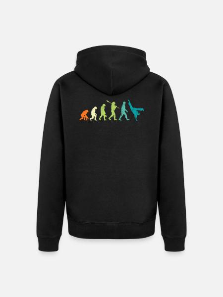 Capoeira - Unisex Premium Bio Zip Hoodie - Schwarz