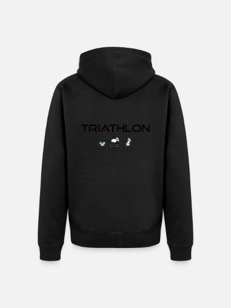 Triathlete Sheep - Unisex Premium Organic Zip Hoodie -
