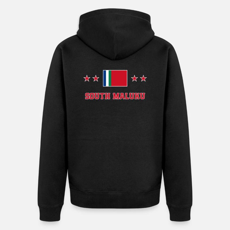 Maluku du Sud - Veste à capuche bio Premium Unisexe - noir