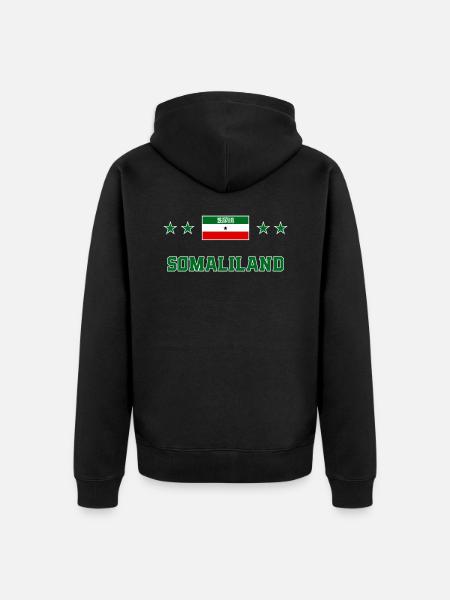 Somaliland - Veste à capuche bio Premium Unisexe - noir