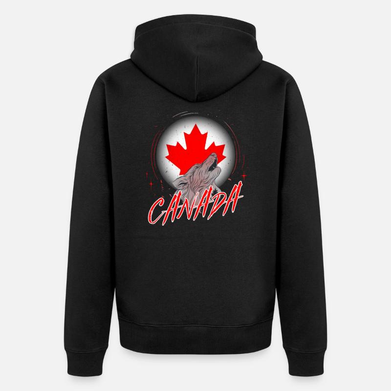 Canada - Veste à capuche bio Premium Unisexe - noir