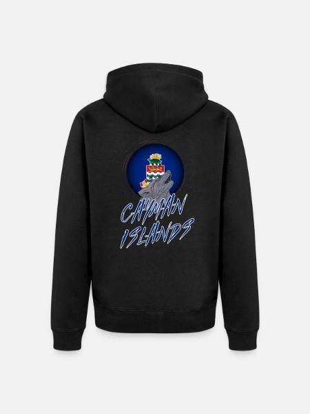 Cayman Islands - Unisex Premium Organic Zip Hoodie - black