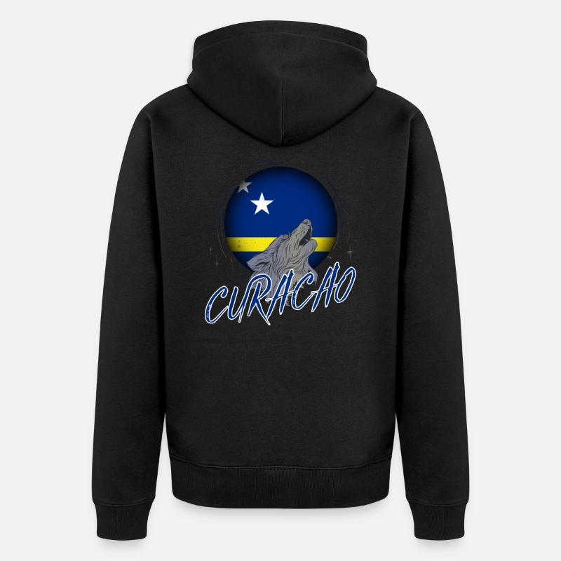 Curaçao - Veste à capuche bio Premium Unisexe - noir