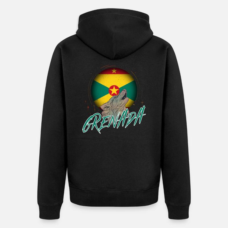 Grenade - Veste à capuche bio Premium Unisexe - noir