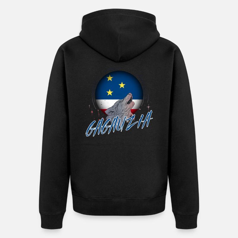 Gagauzia - Veste à capuche bio Premium Unisexe - noir