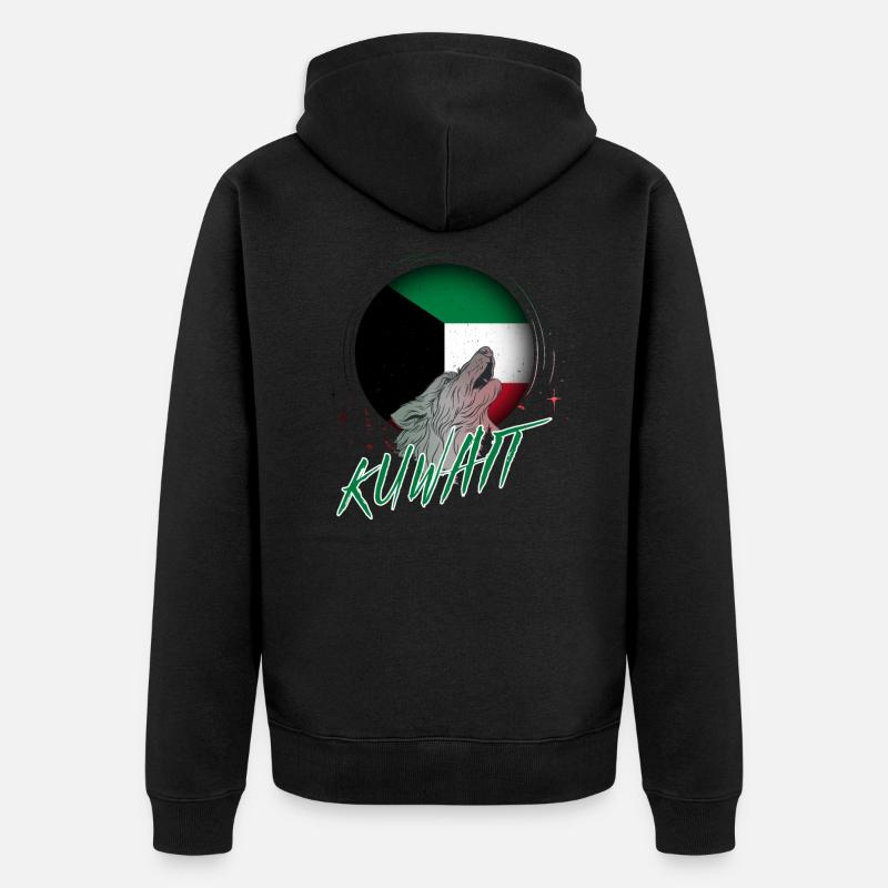 Koweït - Veste à capuche bio Premium Unisexe - noir