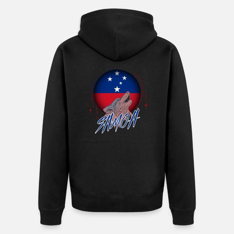 Samoa - Veste à capuche bio Premium Unisexe - noir