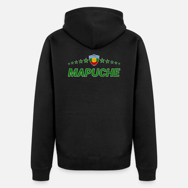 Mapuche - Veste à capuche bio Premium Unisexe - noir
