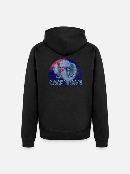 Ascension - Unisex Premium Organic Zip Hoodie - black