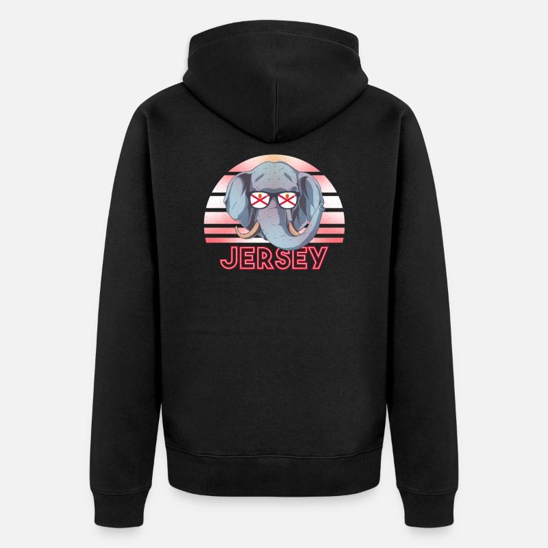 Jersey - Veste à capuche bio Premium Unisexe - noir
