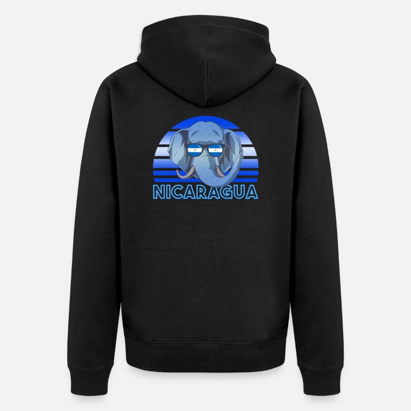 Nicaragua - Veste à capuche bio Premium Unisexe - noir