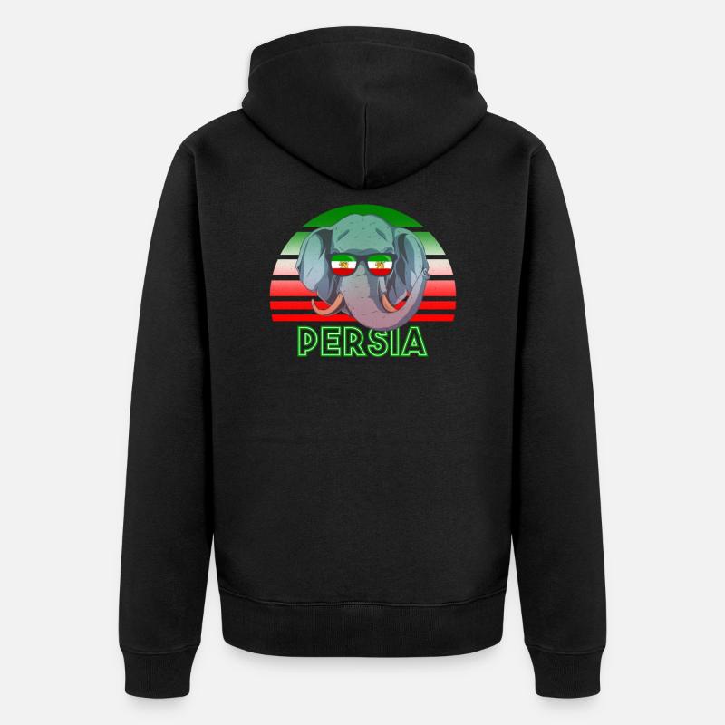 Perse - Veste à capuche bio Premium Unisexe - noir