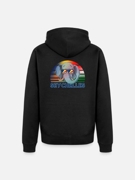 Seychelles - Veste à capuche bio Premium Unisexe - noir