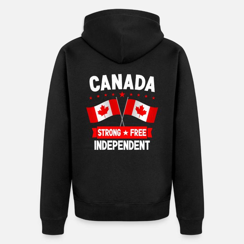 Canada - Veste à capuche bio Premium Unisexe - noir