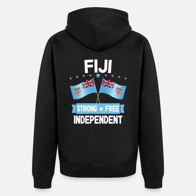 Fiji - Veste à capuche bio Premium Unisexe - noir