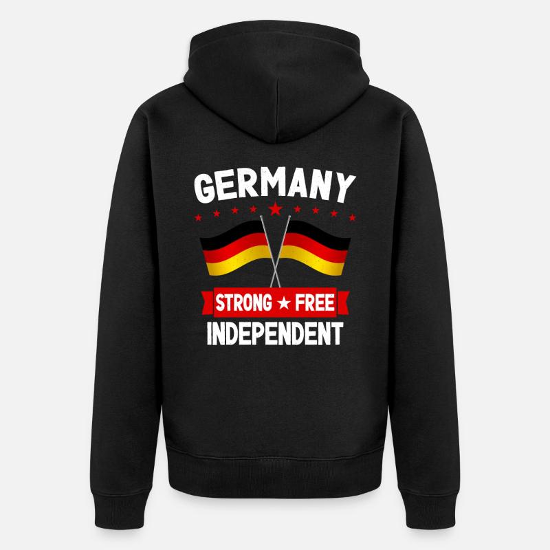 Allemagne - Veste à capuche bio Premium Unisexe - noir
