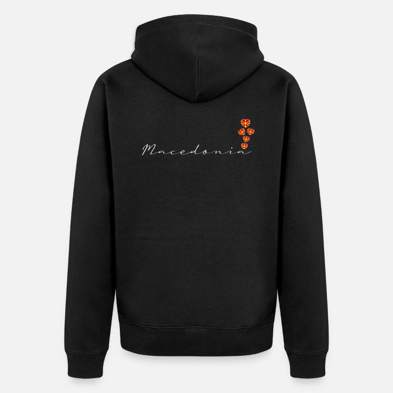 Macédoine - Veste à capuche bio Premium Unisexe - noir