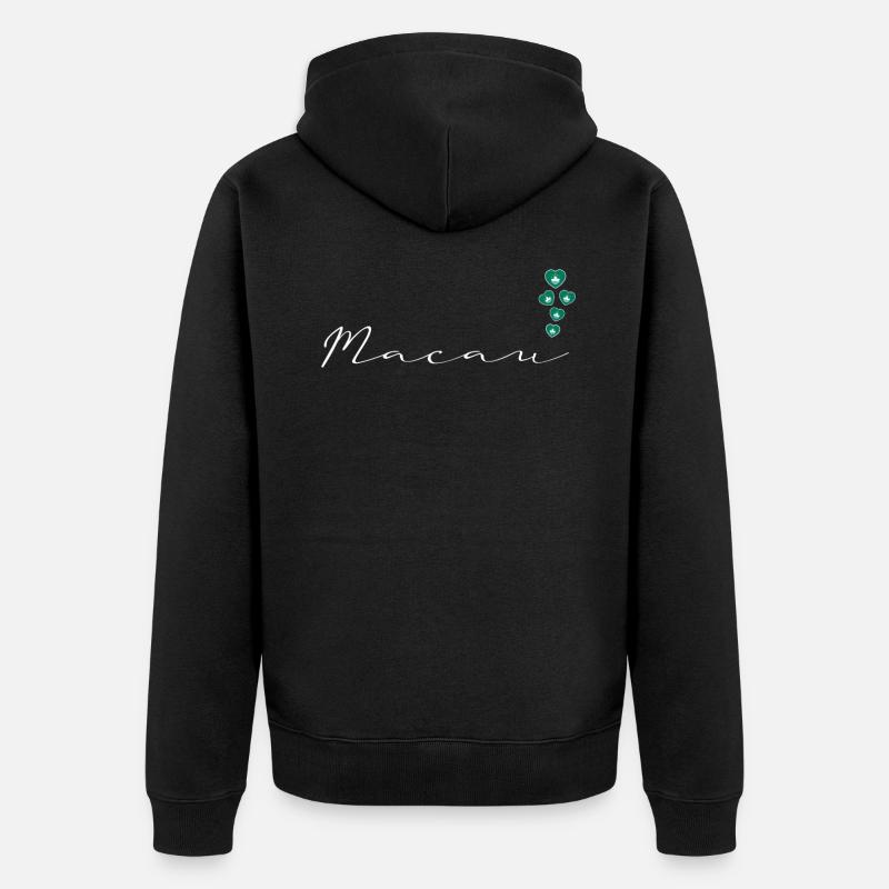 Macao - Veste à capuche bio Premium Unisexe - noir