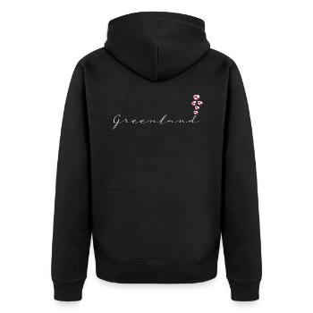 Groenland - Veste à capuche bio Premium Unisexe - noir - Dos - Nico (187cm)