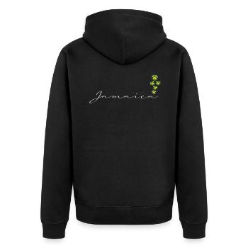 Jamaïque - Veste à capuche bio Premium Unisexe - noir - Dos - Nico (187cm)